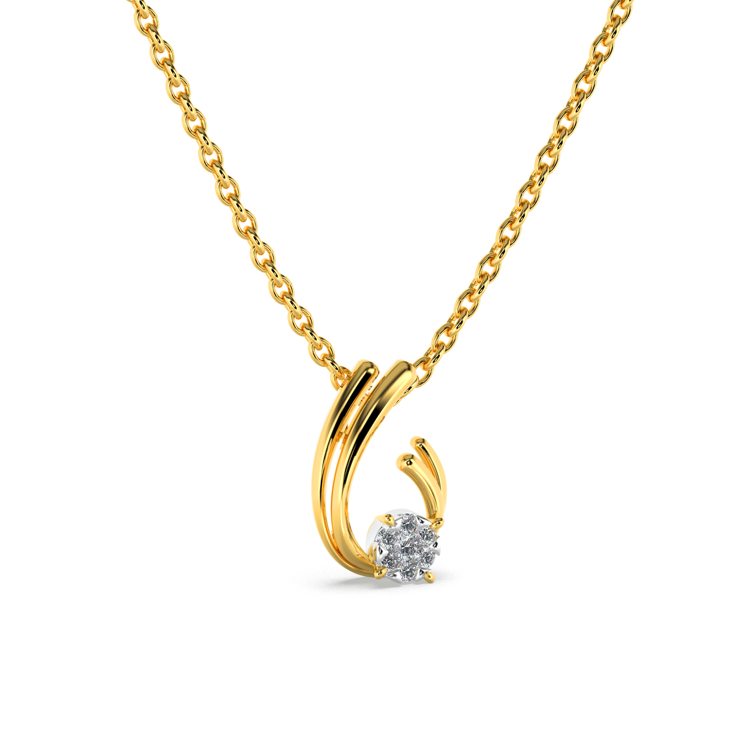 Clarisse Diamond Pendant 18K