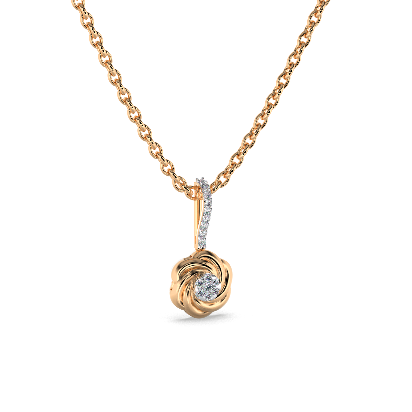 Delora Diamond Pendant 18K
