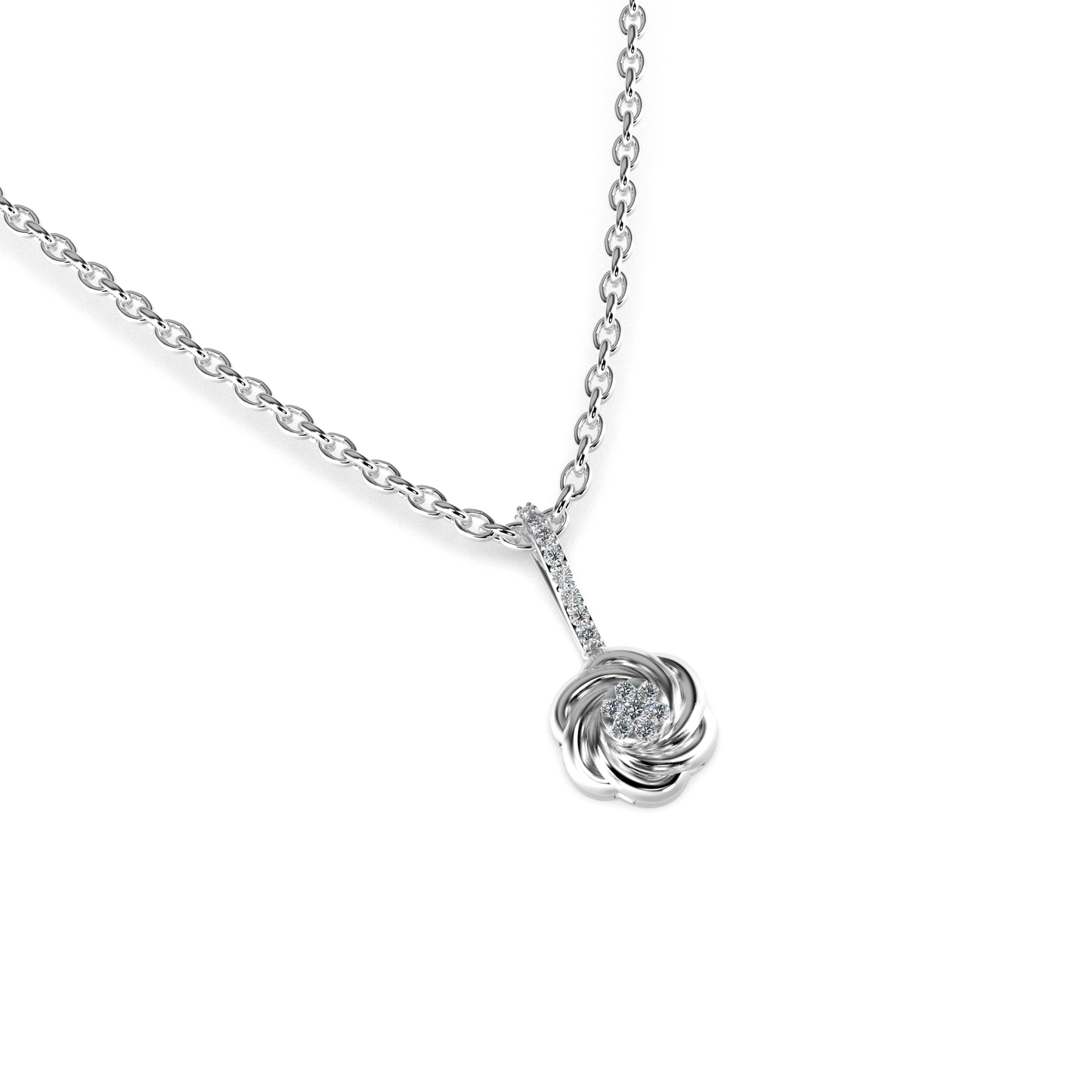 Delora Diamond Pendant 18K