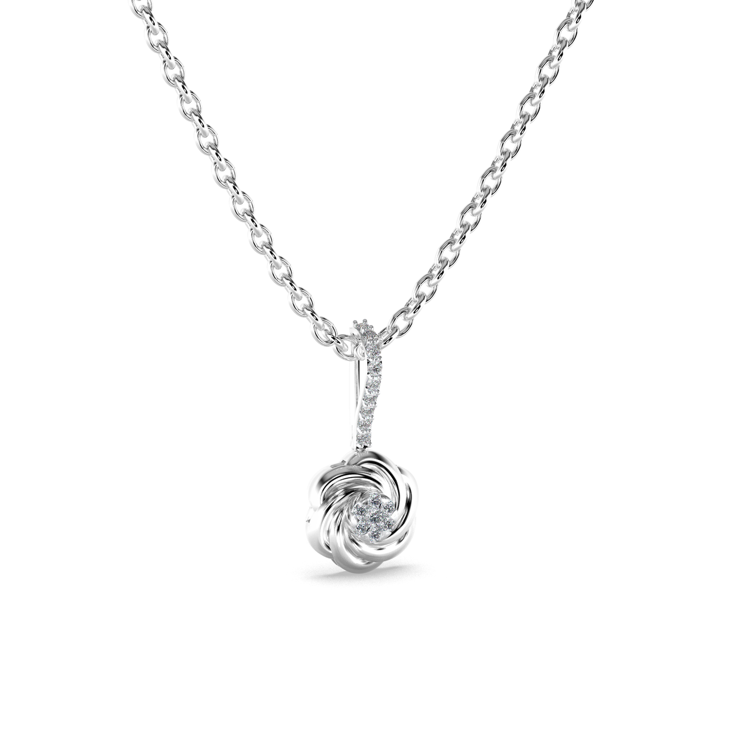 Delora Diamond Pendant 18K
