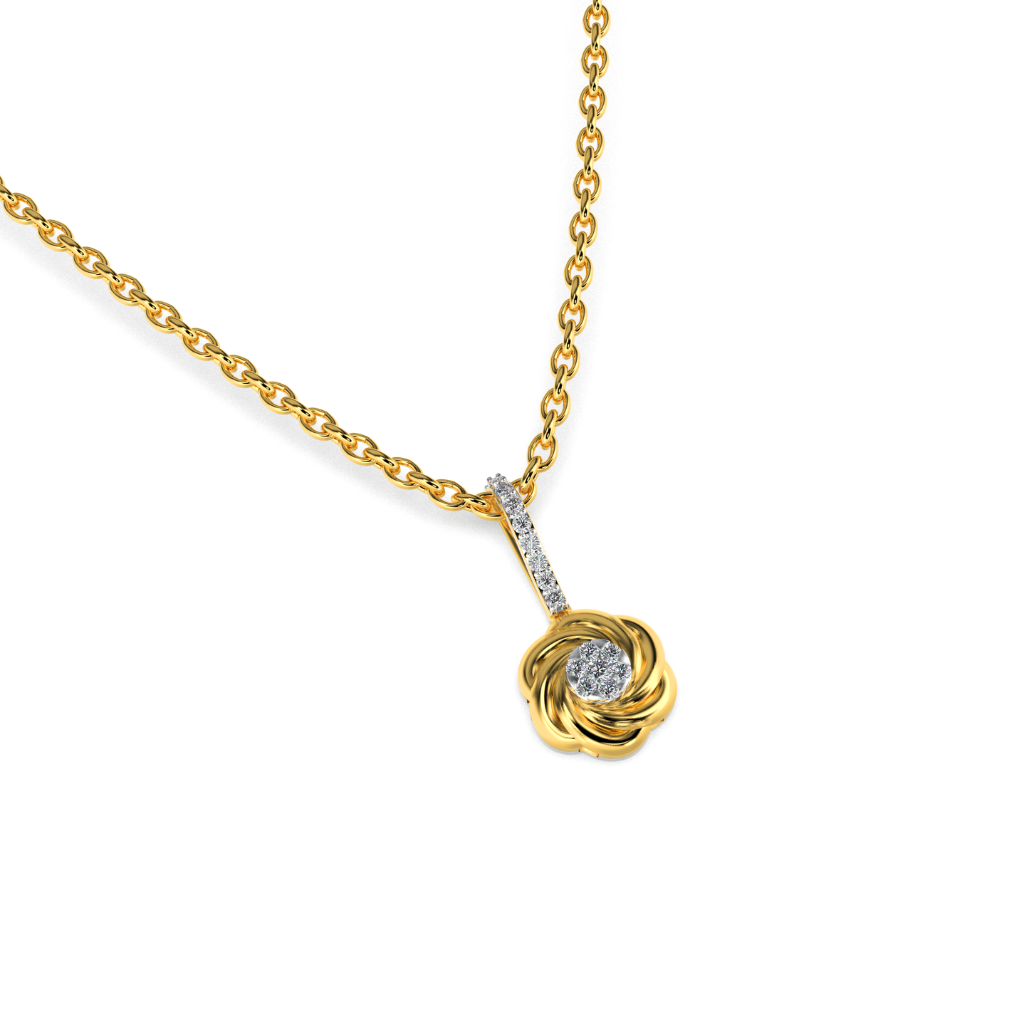 Delora Diamond Pendant 18K
