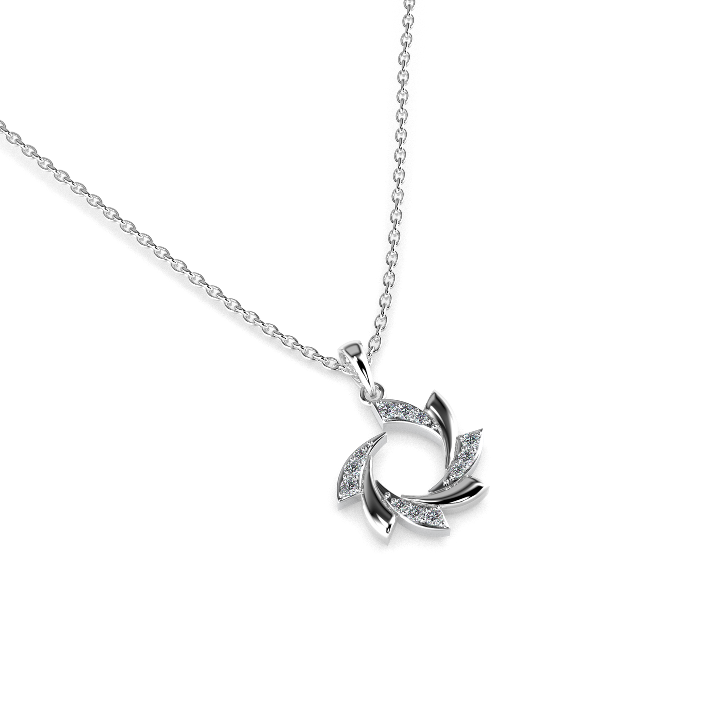 Amarante Diamond Pendant 18K