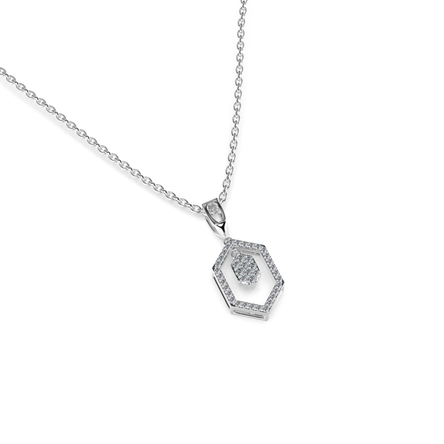 Veloura Diamond Pendant 18K