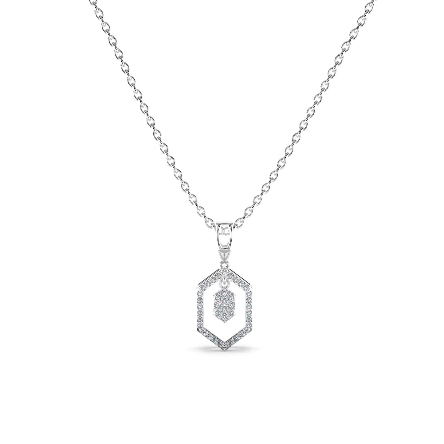 Veloura Diamond Pendant 18K
