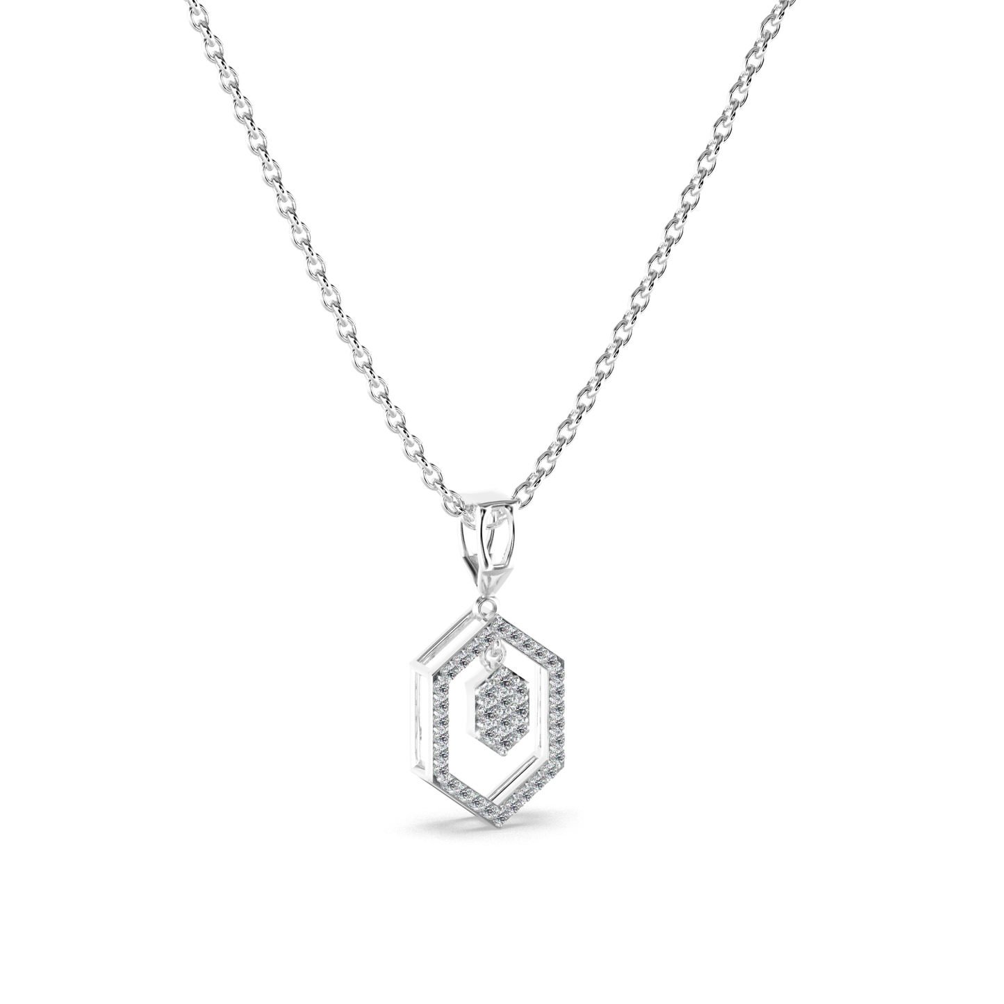 Veloura Diamond Pendant 18K