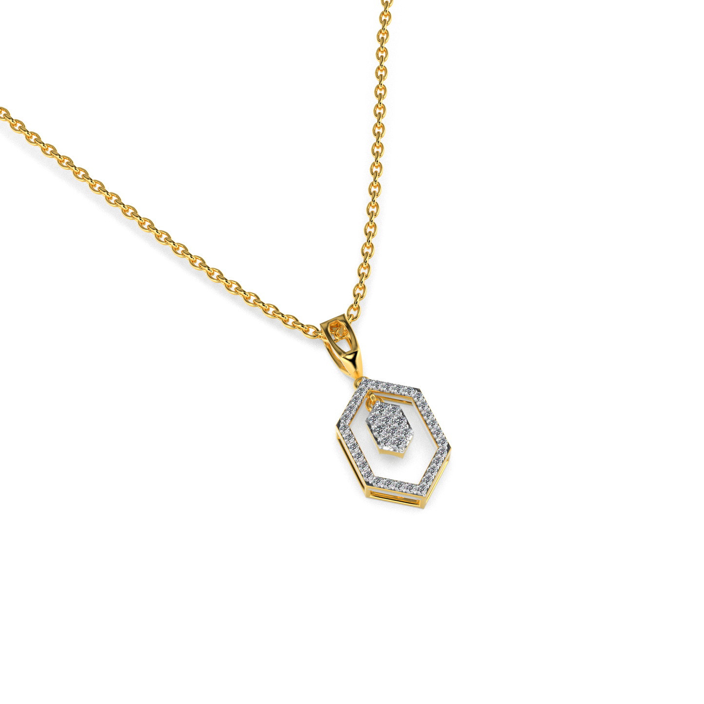 Veloura Diamond Pendant 18K