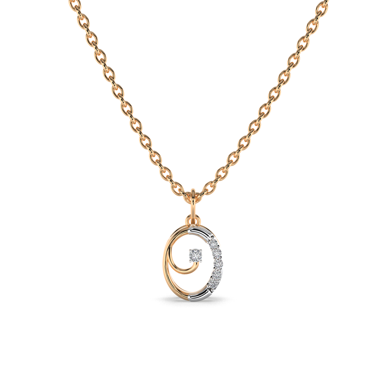 Evora Diamond Pendant 18K