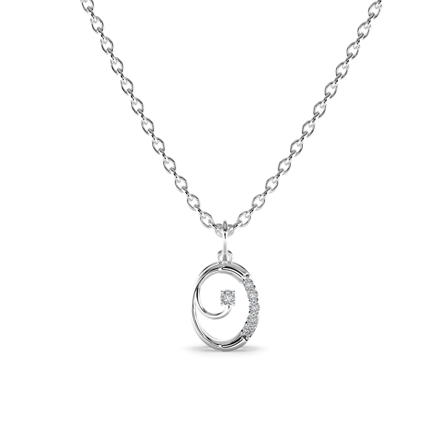 Evora Diamond Pendant 18K