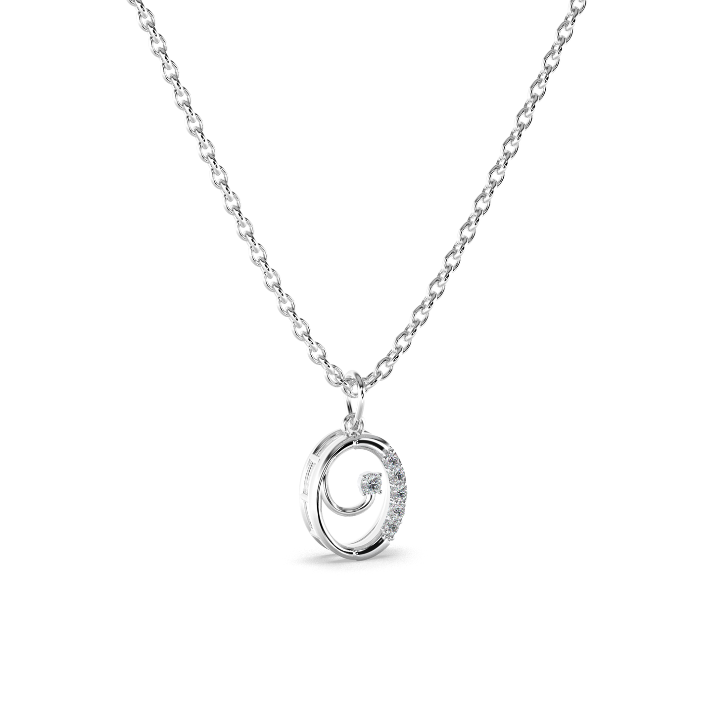 Evora Diamond Pendant 18K