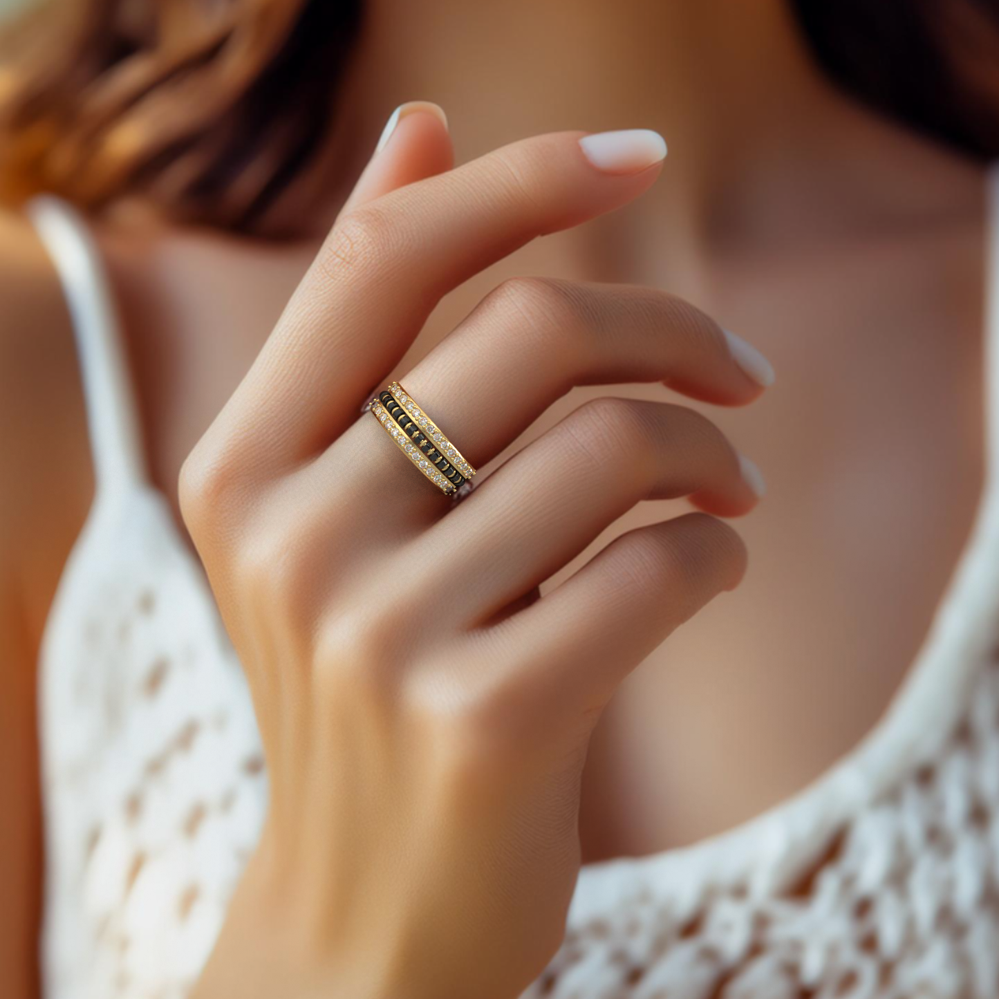 Cascade 14Kt Diamond Ring
