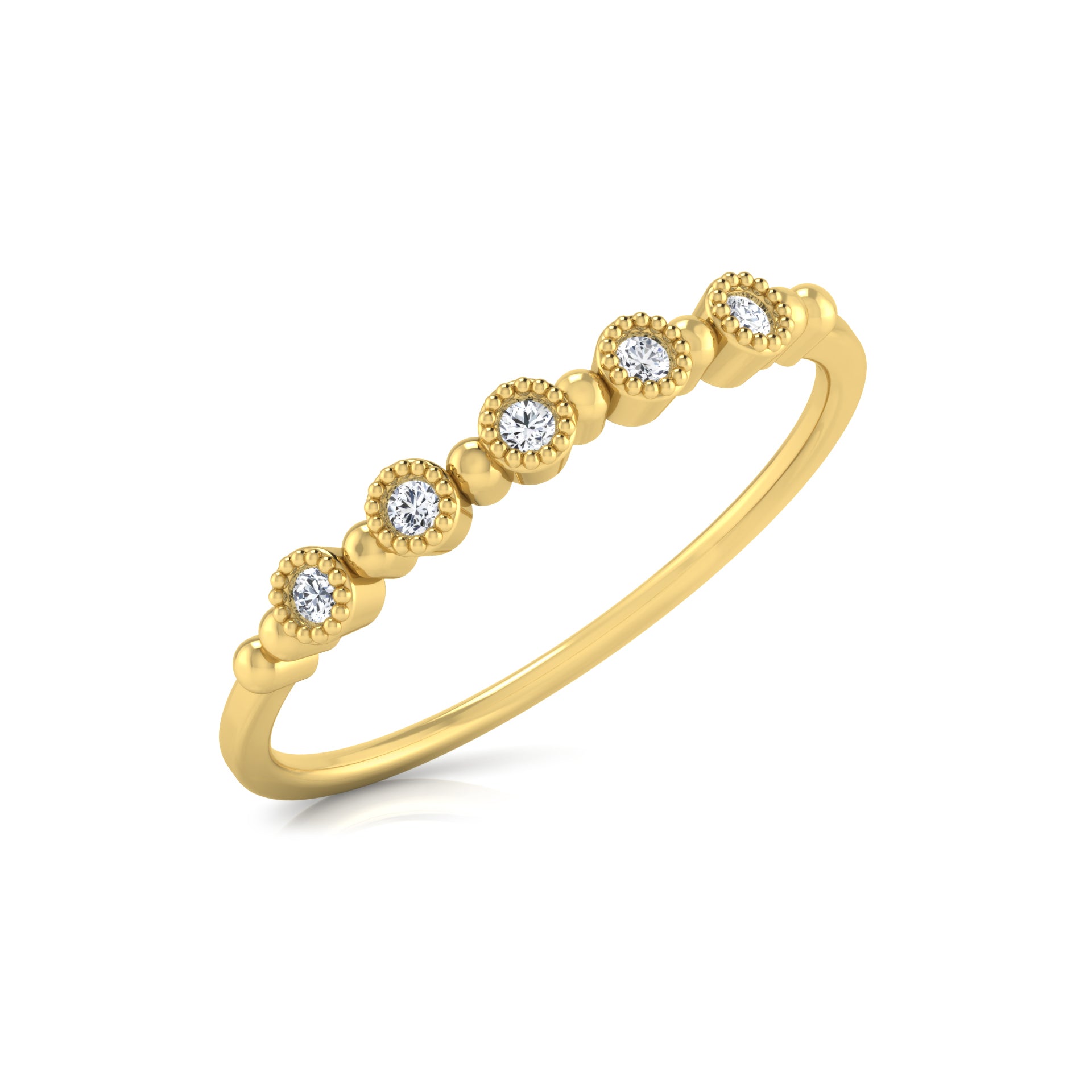 Nebulous 14Kt Diamond Ring