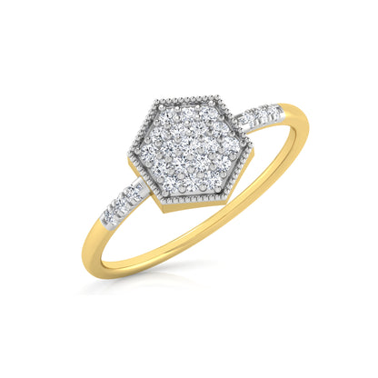 Crown 18Kt Diamond Ring