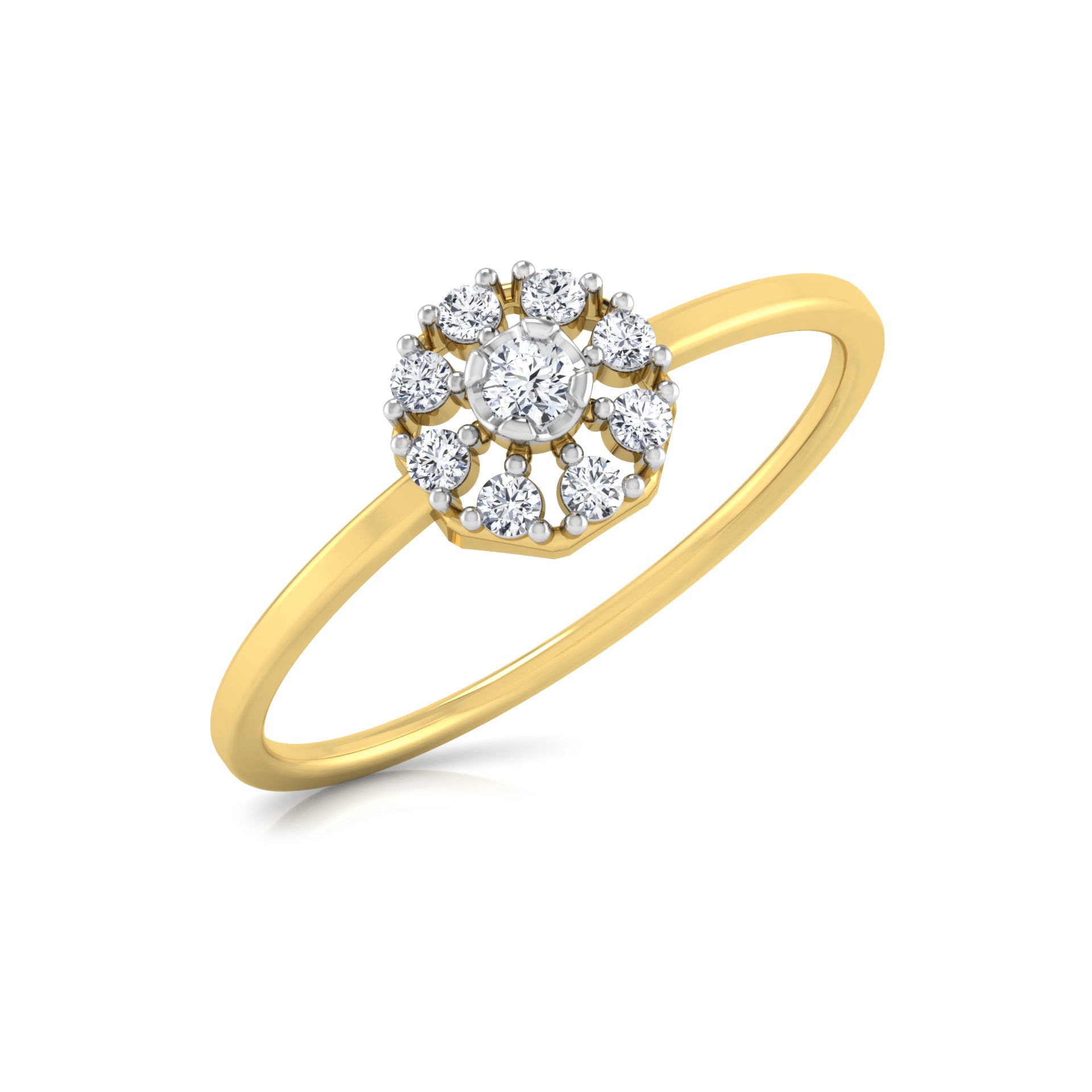 Velvety 14Kt Diamond Ring