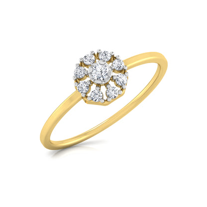 Velvety 14Kt Diamond Ring