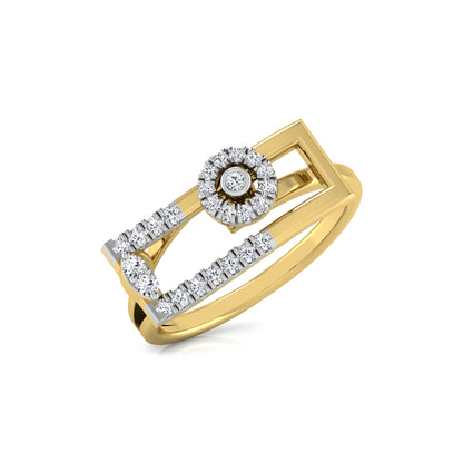 Whirl 18Kt Diamond Ring
