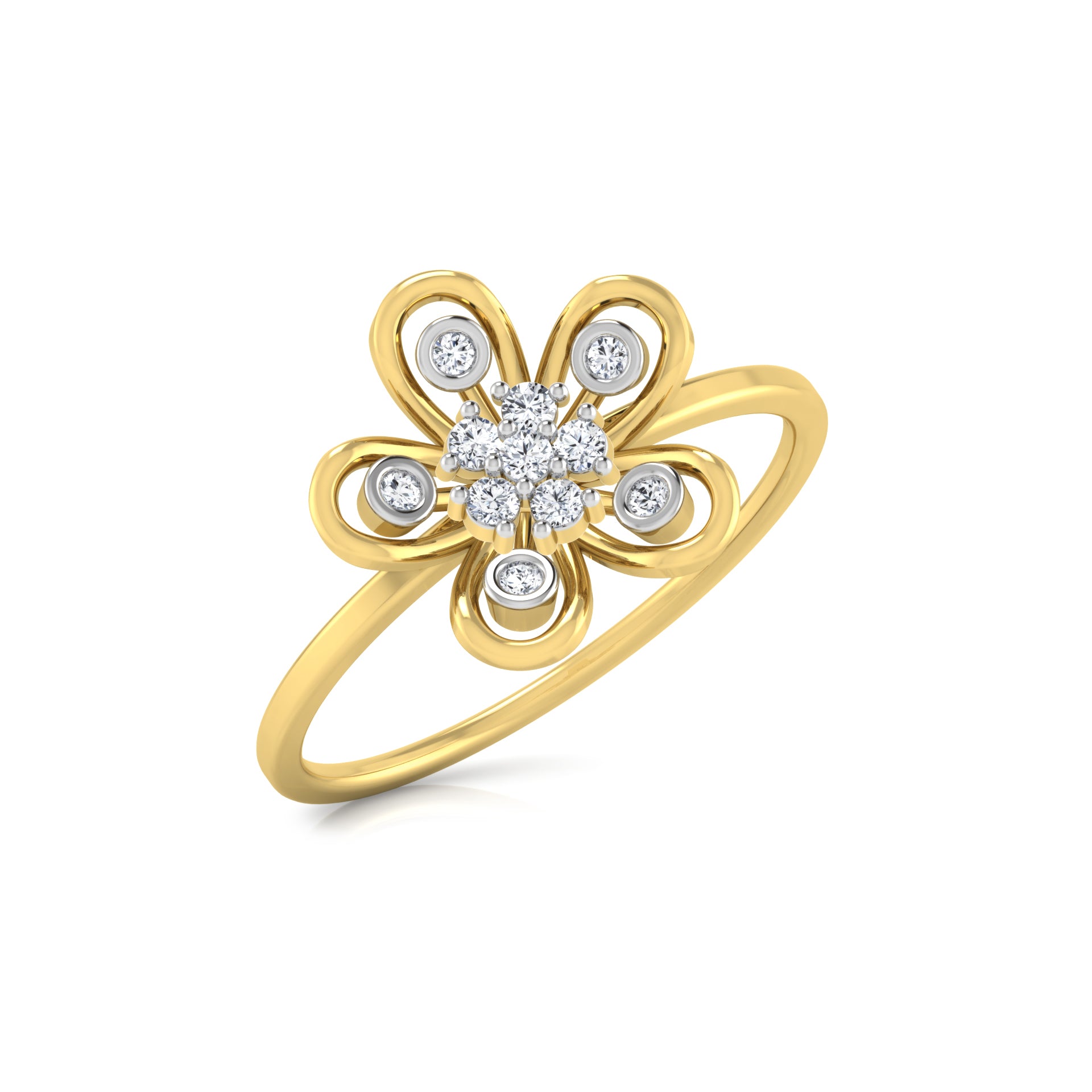 Incandescence 14Kt Diamond Ring