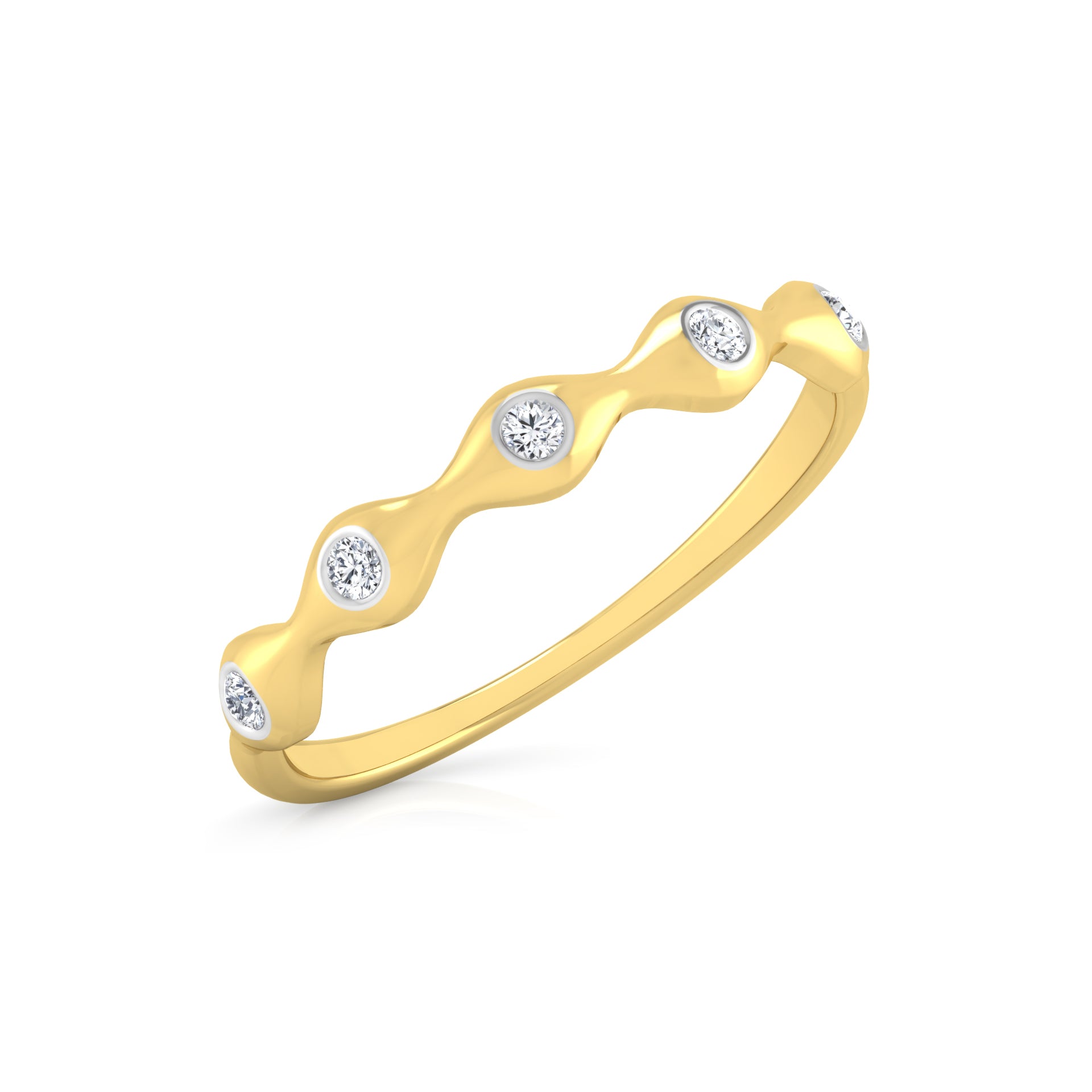 Ethos 14Kt Diamond Ring