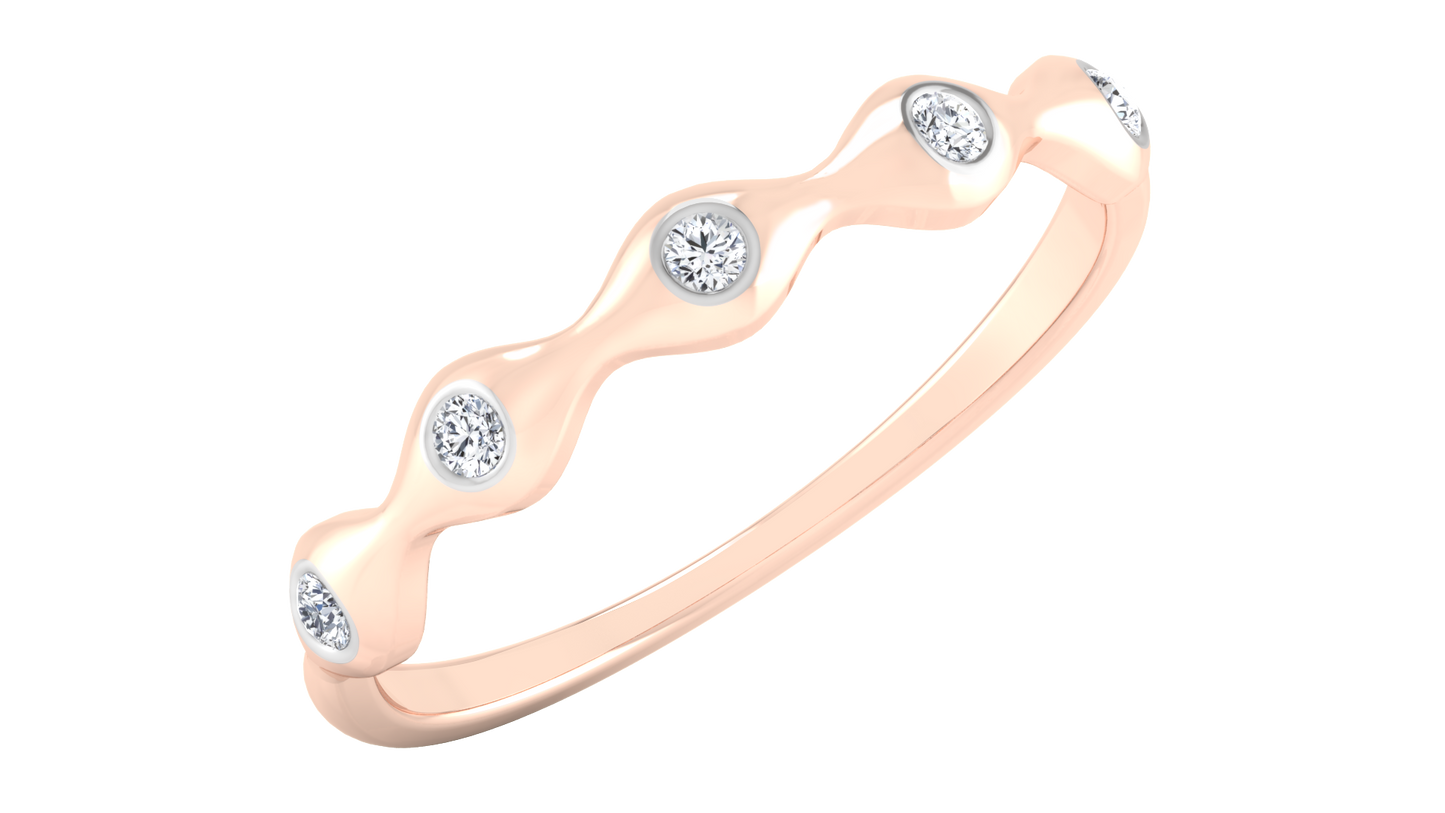 Ethos 14Kt Diamond Ring