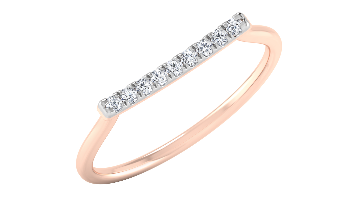 Gratitude 14Kt Diamond Ring
