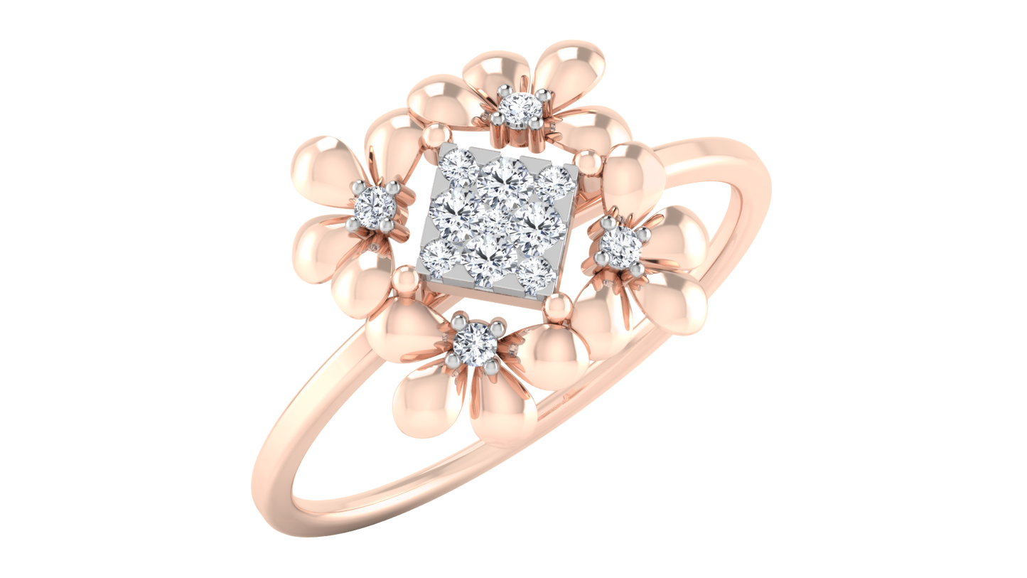 Azure 14Kt Diamond Ring