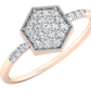 Crown 14Kt Diamond Ring