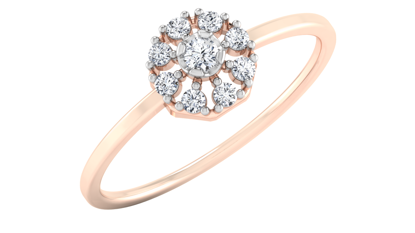 Velvety 14Kt Diamond Ring