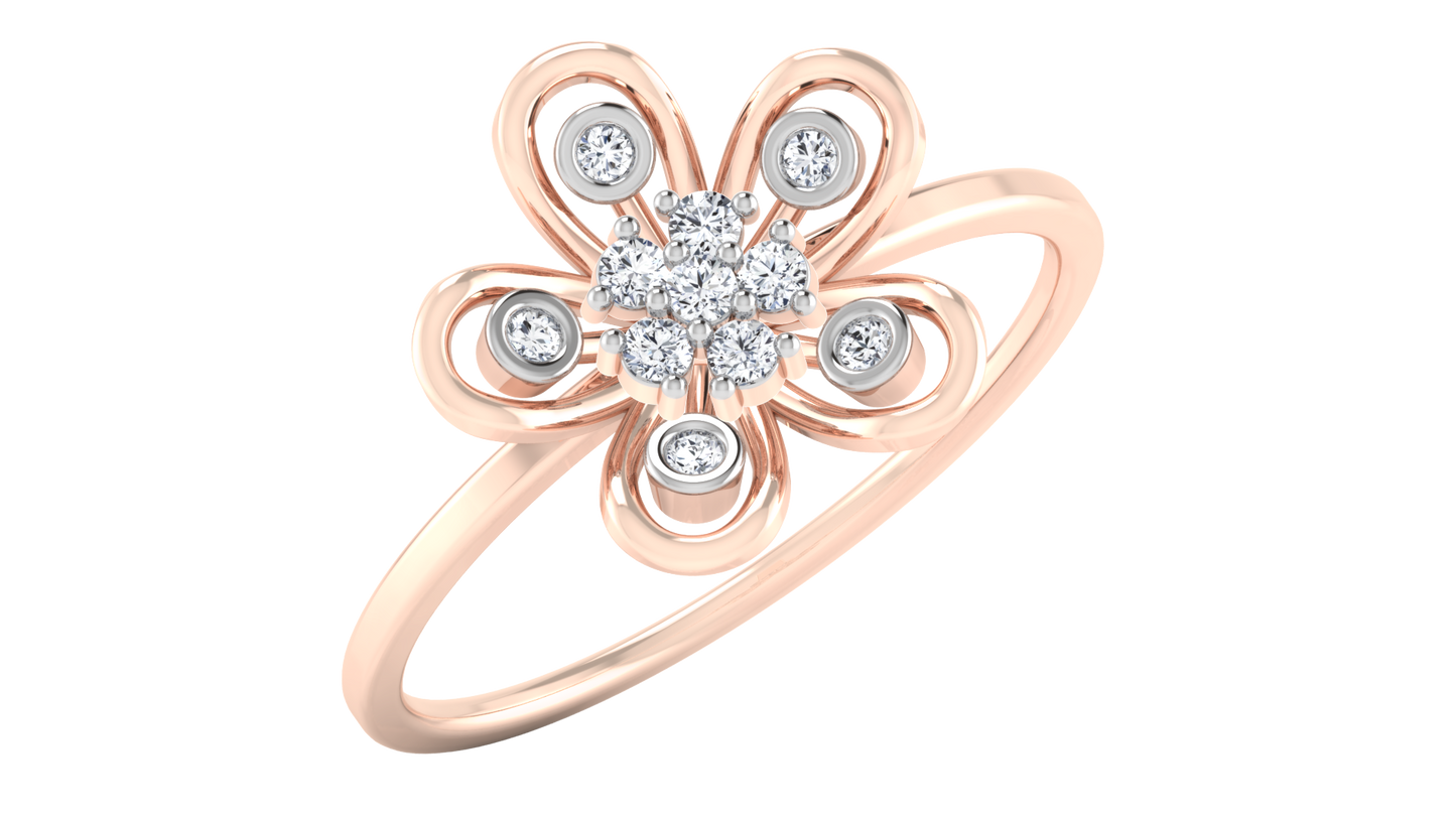 Incandescence 14Kt Diamond Ring