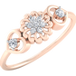 Whirlwind 14Kt Diamond Ring