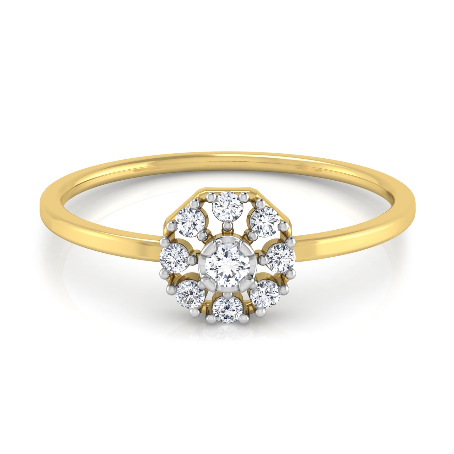 Velvety 14Kt Diamond Ring