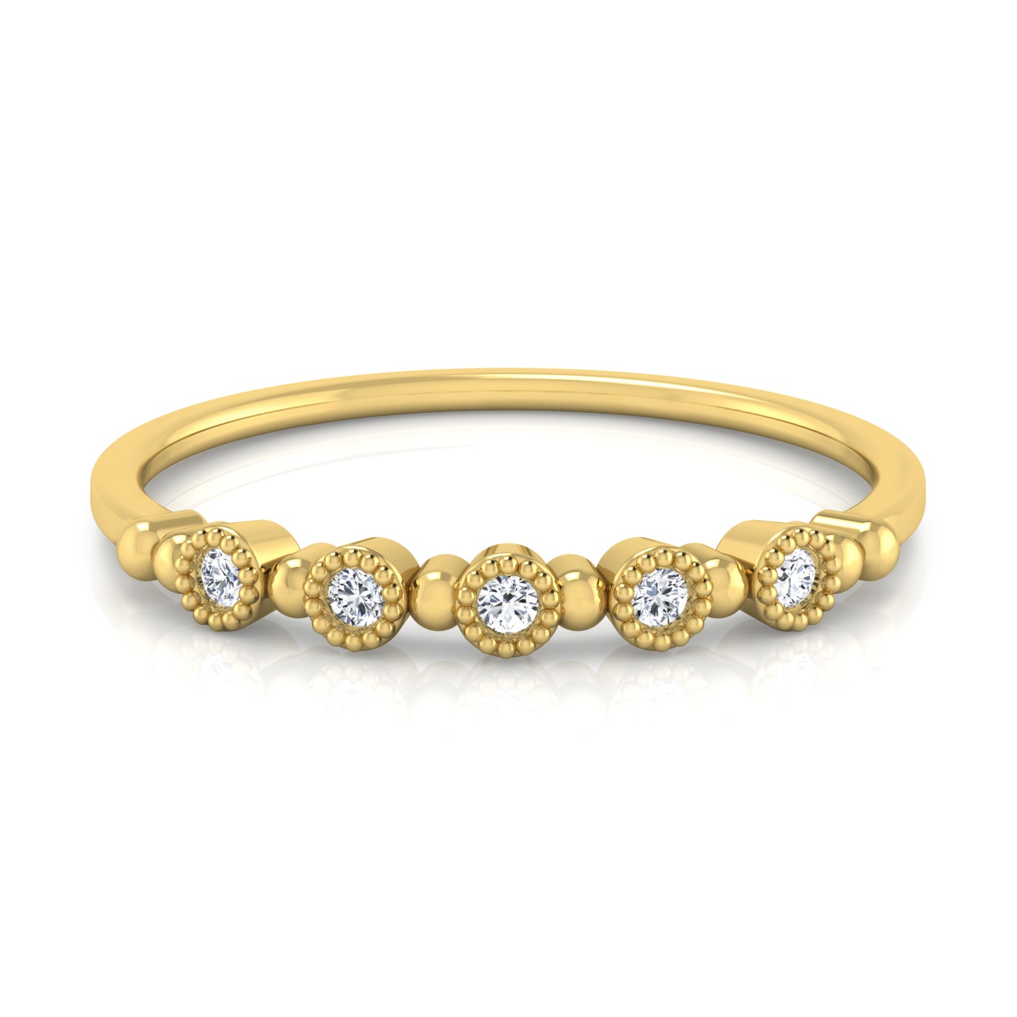 Nebulous 14Kt Diamond Ring