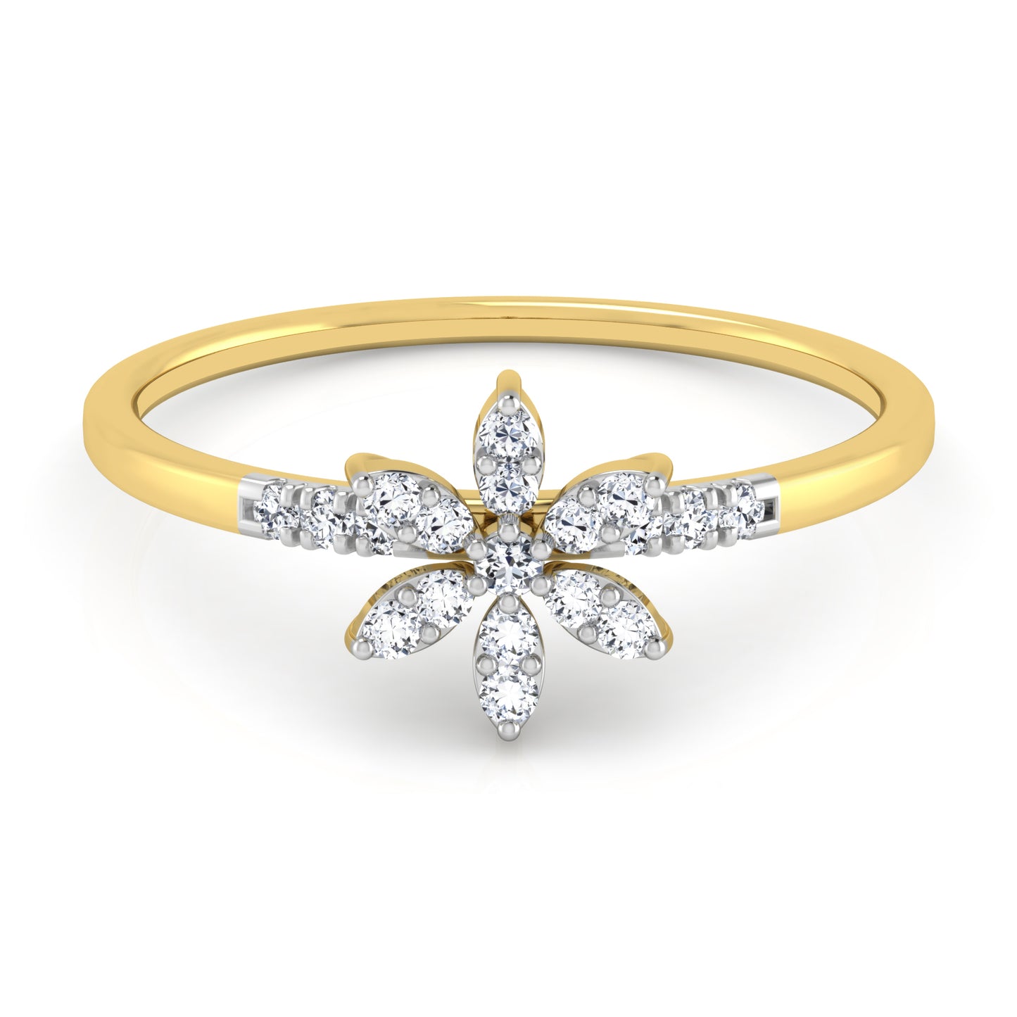 Opus 14Kt Diamond Ring