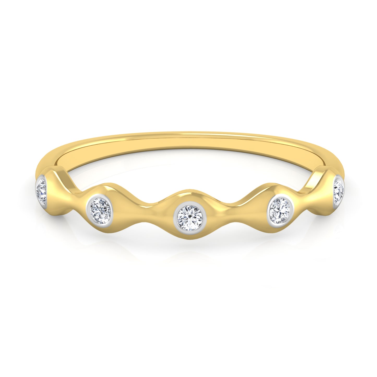 Ethos 14Kt Diamond Ring