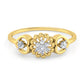 Whirlwind 14Kt Diamond Ring