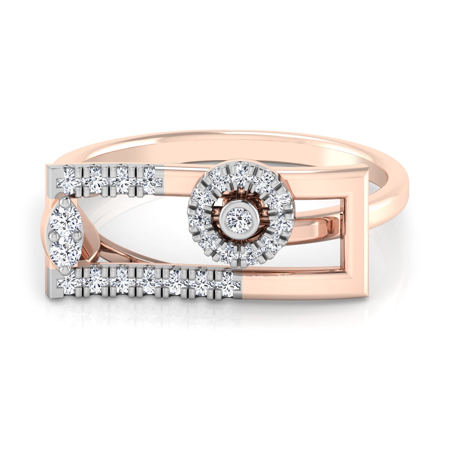 Whirl 18Kt Diamond Ring