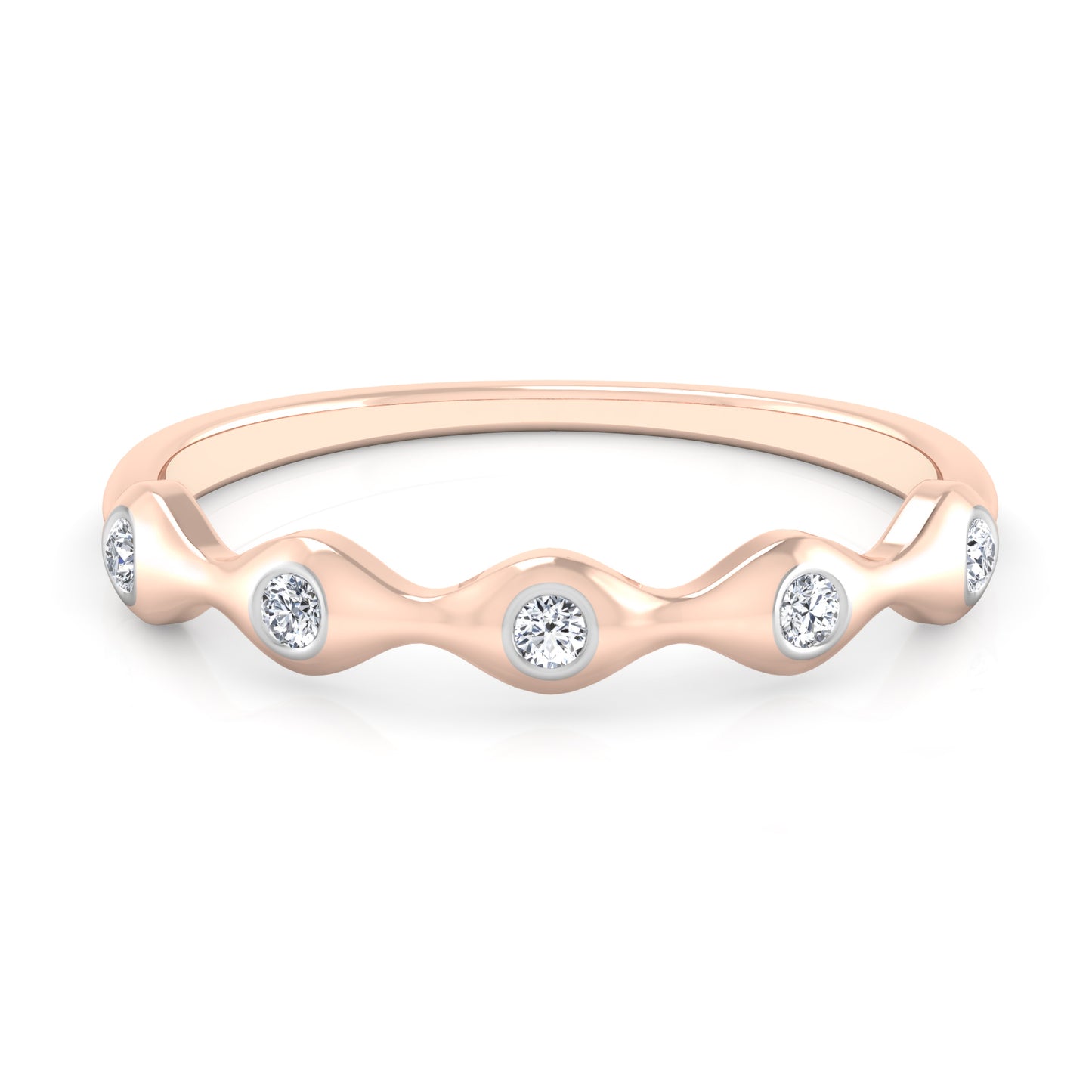 Ethos 14Kt Diamond Ring
