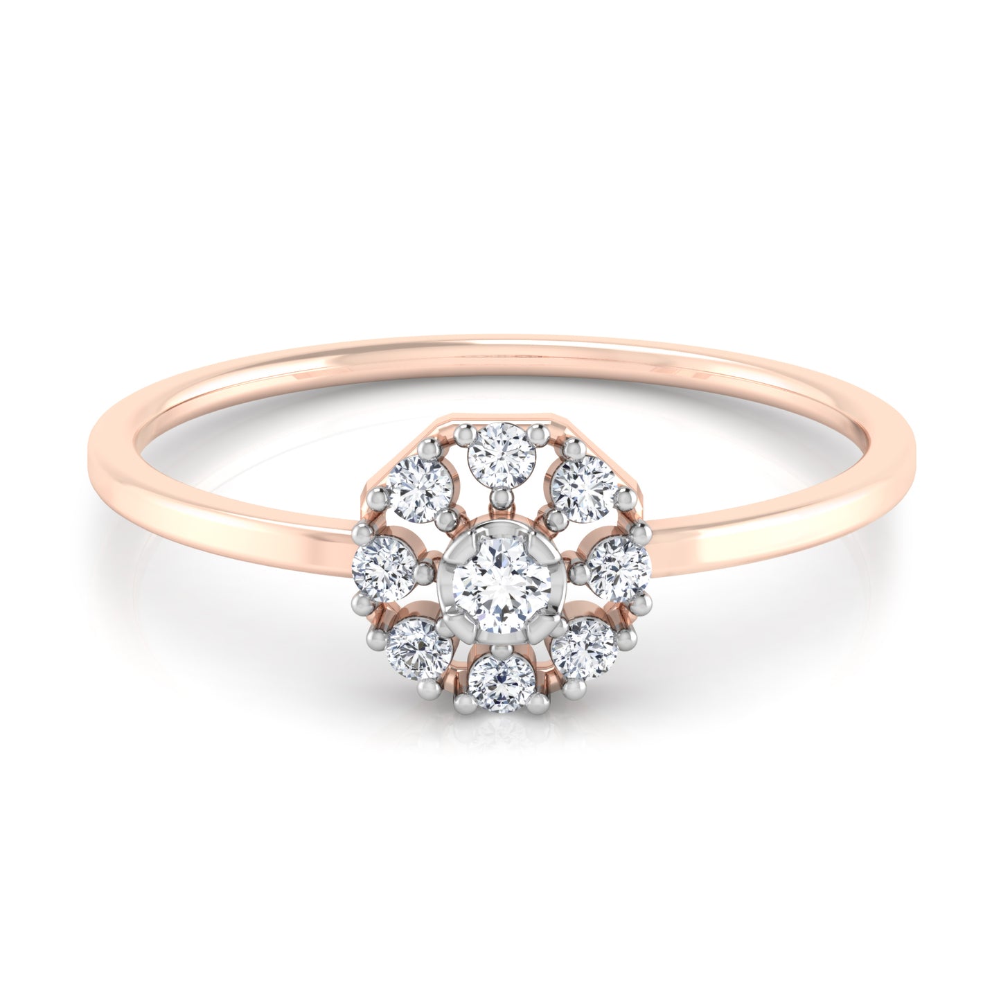 Velvety 14Kt Diamond Ring