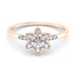 Flame 14Kt Diamond Ring