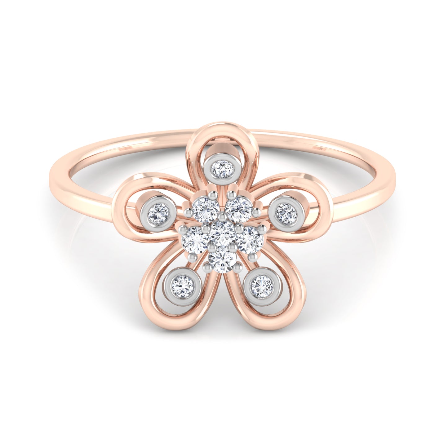 Incandescence 14Kt Diamond Ring
