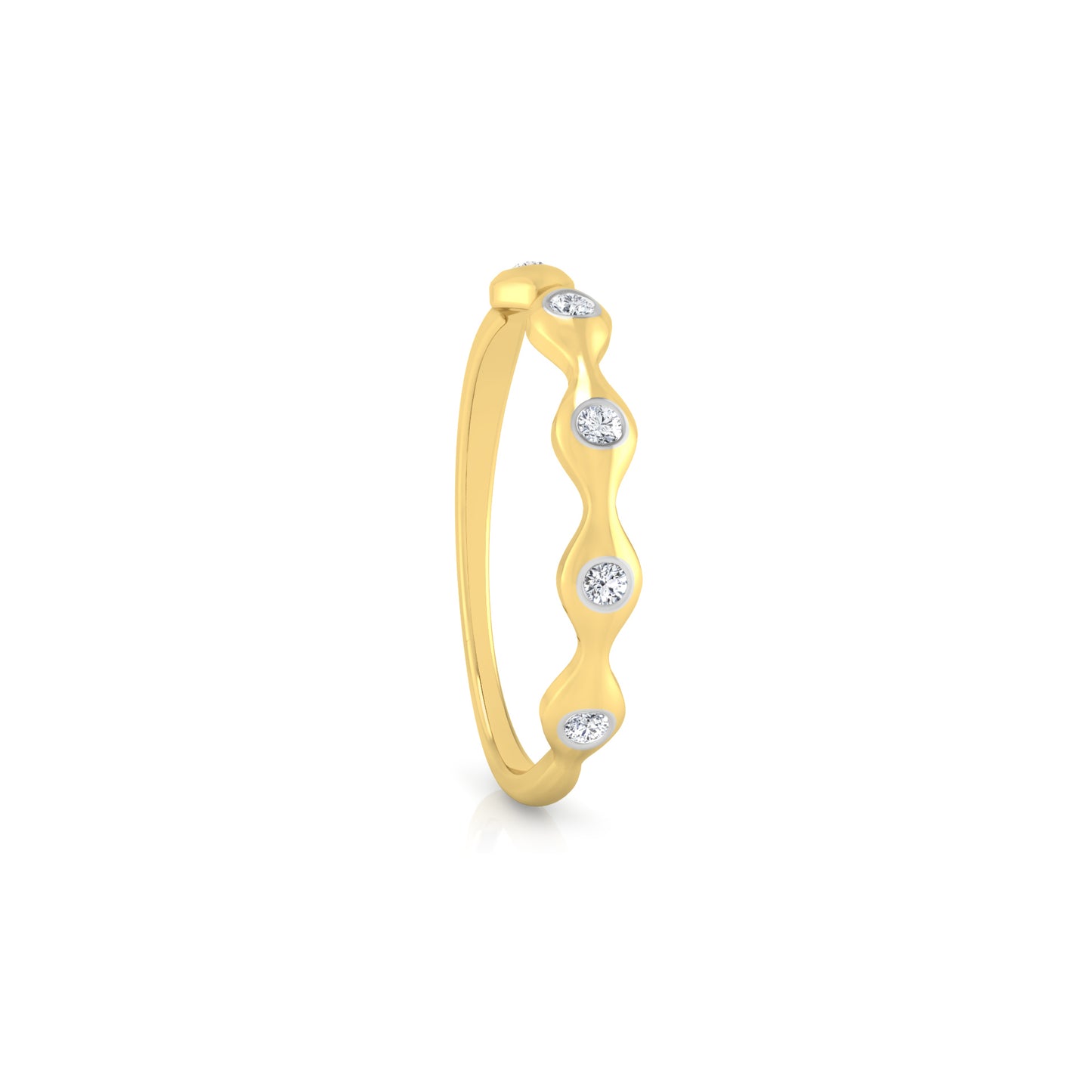 Ethos 14Kt Diamond Ring