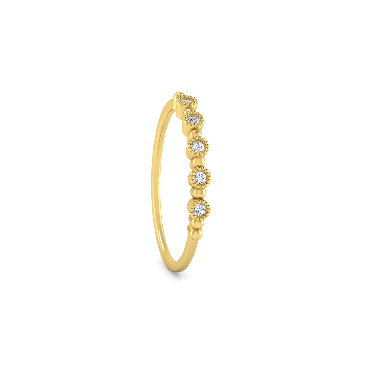 Nebulous 14Kt Diamond Ring