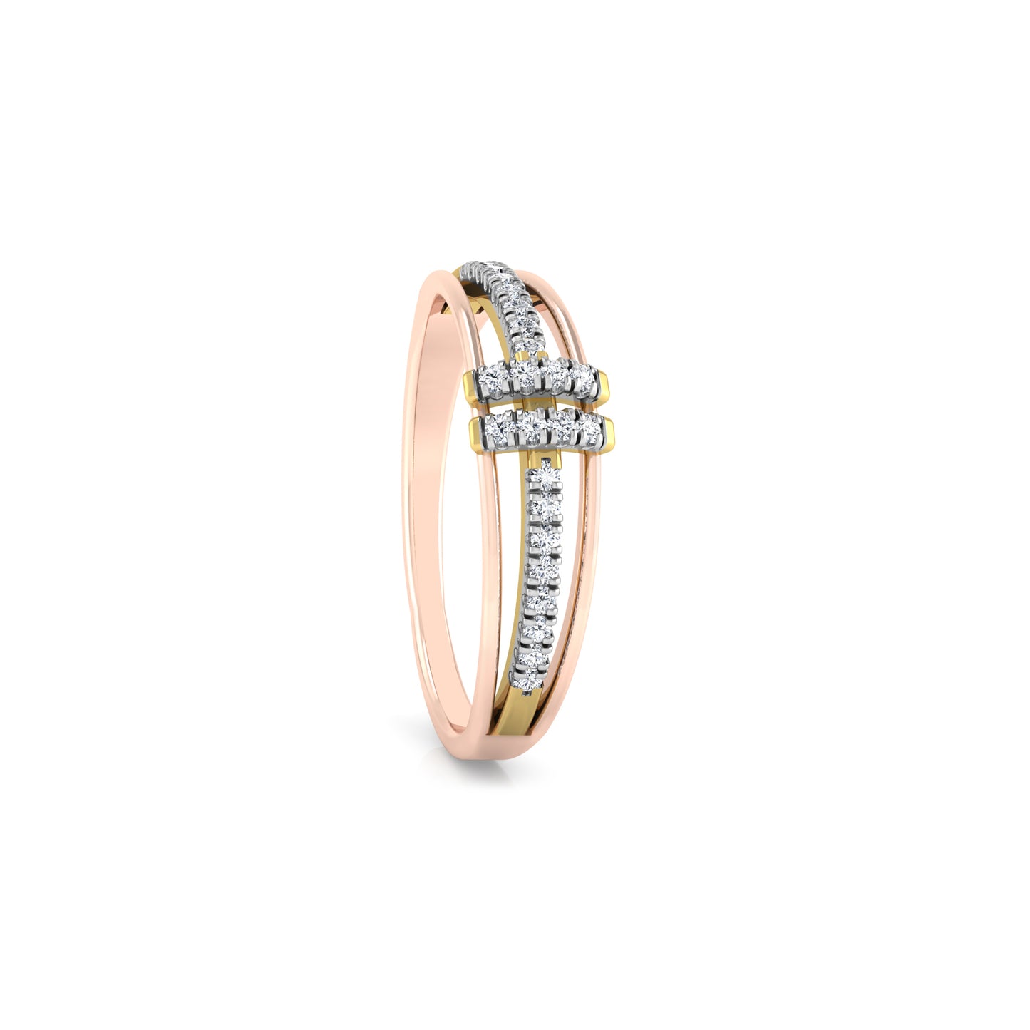 Lustrous 18Kt Diamond Ring