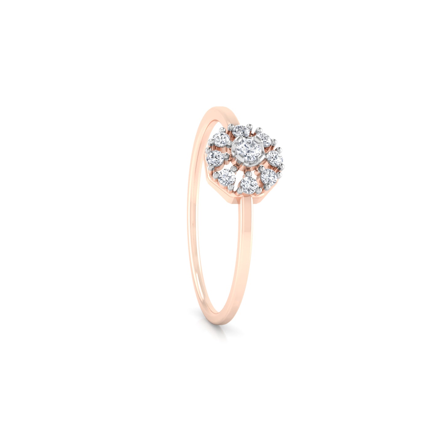 Velvety 14Kt Diamond Ring