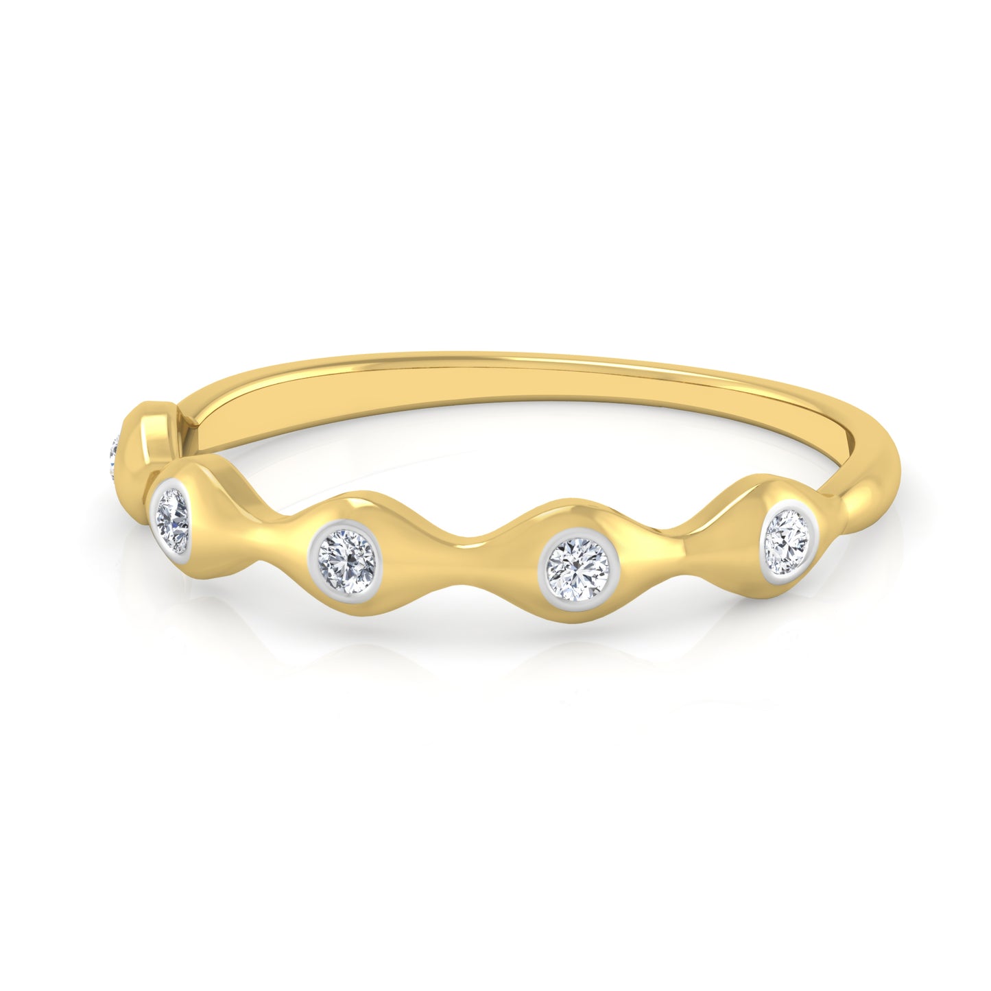 Ethos 14Kt Diamond Ring