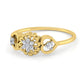 Whirlwind 14Kt Diamond Ring