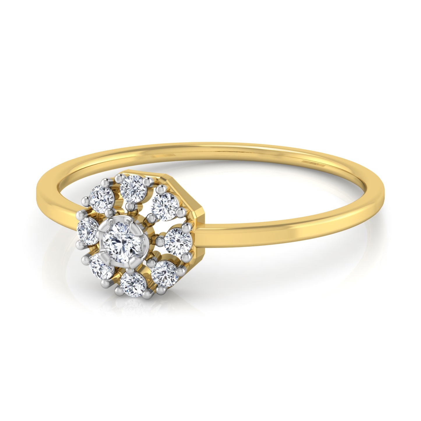 Velvety 14Kt Diamond Ring
