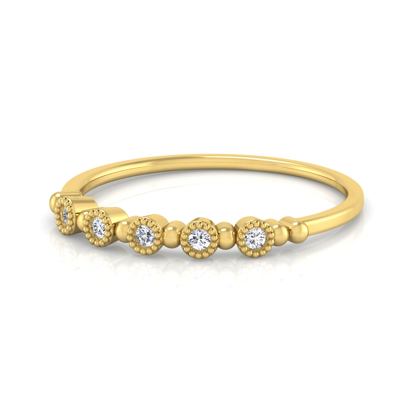 Nebulous 14Kt Diamond Ring