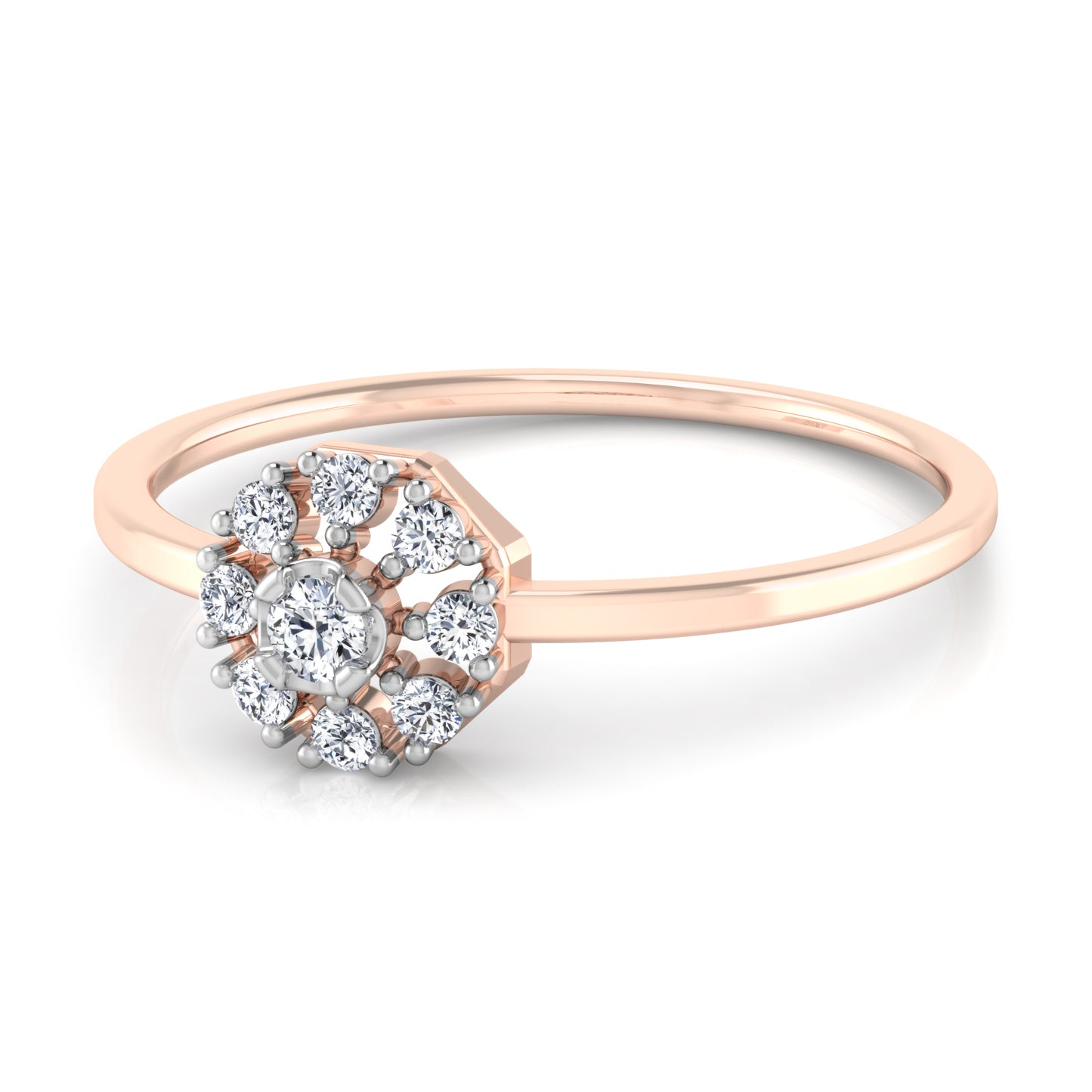 Velvety 14Kt Diamond Ring