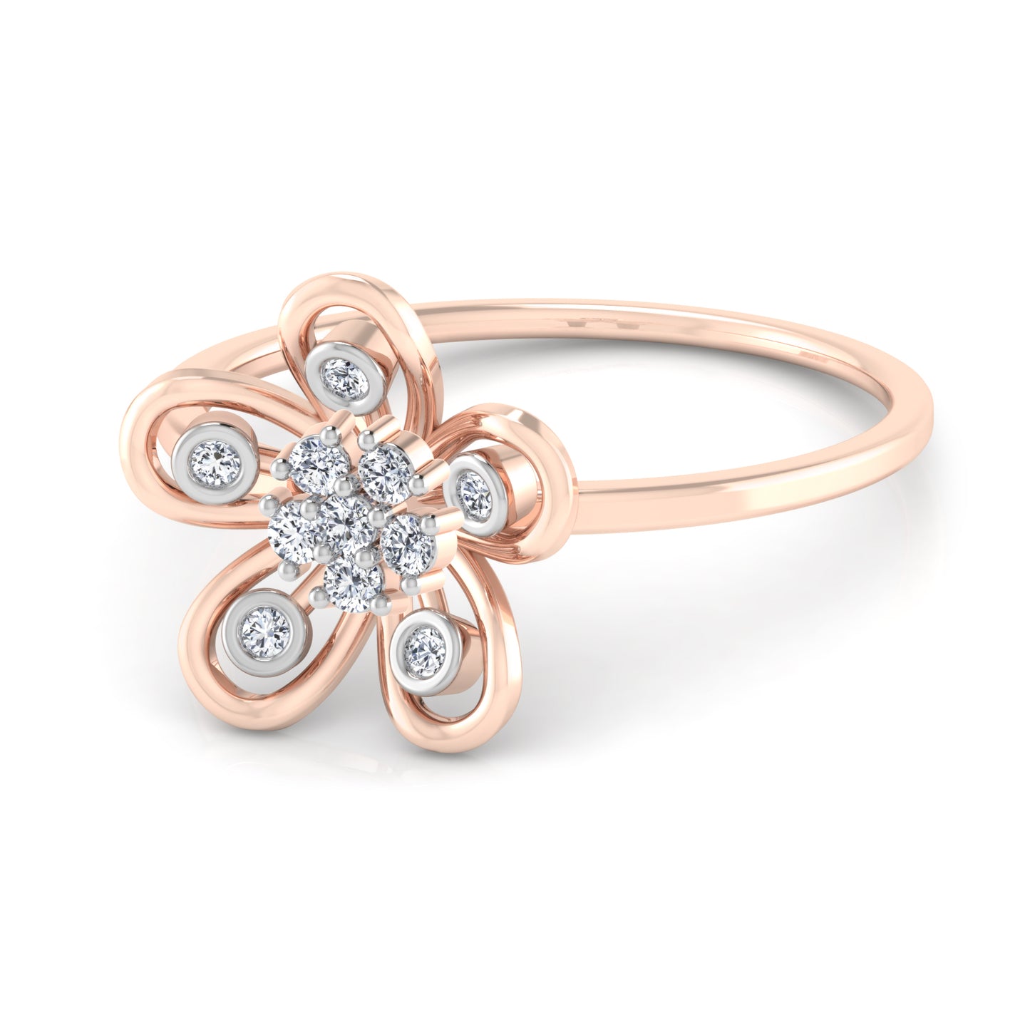 Incandescence 14Kt Diamond Ring