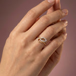 Aurora Azura Allure 18Kt Diamond Ring model view