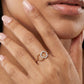 Brilliant Starlight 18Kt Diamond Ring model_white view